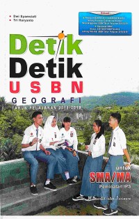 Image of Detik-Detik USBN : Geografi Tahun Pelajaran 2018/2019 Untuk SMA/MA Peminatan IPS