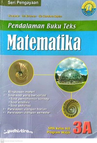 Image of Pedalaman Buku Teks Matematika SMA Kelas XII Program Wajib