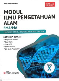 Image of Modul Ilmu Pengetahuan Alam SMA/MA : Mendukung Sekolah Penggerak Merdeka Belajar Kelas X