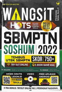 Image of Wangsit Hots SBMPTN Soshum 2022 Tembus UTBK SBMPTN Skor 750+