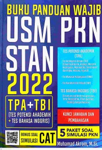 Image of Buku Panduan USM PKN STAN 2022 : TPA + TBI