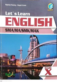 Image of Let's Learn : English SMA/MA/SMK/MAK Kelas X