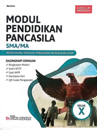 Image of Modul Pendidikan Pancasila SMA/MA Kelas X