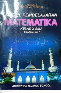 Image of Modul Pembelajaran Matematika Kelas X SMA Semester I