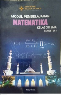Image of Modul Pembelajaran Matematika Kelas XII SMA Semester I