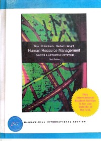 Image of Human Resource Management : Gaining A Competitive Advantage