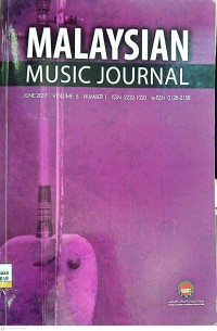 Image of Malaysia (Music Journal) December 2017 Vol.6 No.1