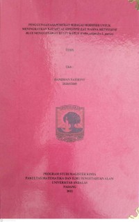 Image of Penggunaan Asam Sitrat Sebagai Modifier Untuk Meningkatkan Kapasitas Adsorpsi Zat Warna Methylene Blue Menggunakan Kulit Kapuk (Ceiba Pentandra L. Gaertn)