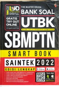 Image of Bank Soal UTBK (Ujian Tulis Berbasis Komputer) SBMPTN : Smart Book Saintek 2022 Eds Lengkap