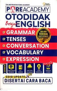 Image of Otodidak Belajar English : Grammar, Tenses, Conservation, Vocabularry, Ekpression Edisi Update Disertai Cara Baca